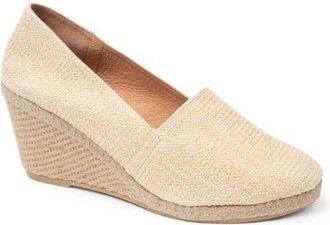 Patricia Green Mallorca Square Toe Espadrille in Beige Raffia at Nordstrom, Size 10