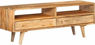 vidaXL Tv Cabinet 110x30x41 cm Solid Wood Mango Vidaxl