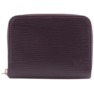 Louis Vuitton Pre-owned Wallets, female, Purple, Size: ONE SIZE Pre-owned Zippy Coin Purse Epi Coin Case