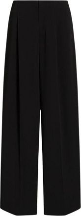 Alberta Ferretti Wijde broek - Dames - Wijde Broeken - Zwart - S - Broeken