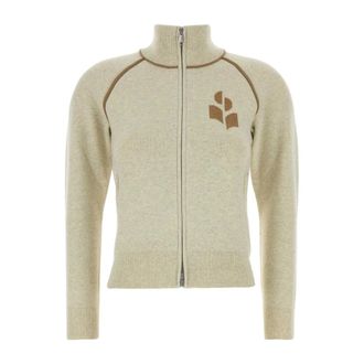 Isabel Marant Lanya Cardigan - female - Marant &eacute;toile - Cardigans - Yellow - XS - Knitwear
