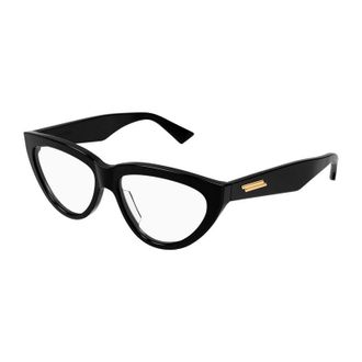 Bottega Veneta Cat-Eye Full Rim Eyeglasses - Black