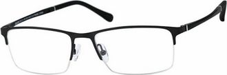 Haggar Men Hac111 Rectangle Eyeglasses In Matte Grey