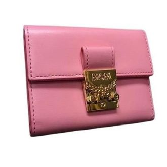 MCM Mcm Pink Leather Wallet (Tri-Fold) (Pre-Owned)