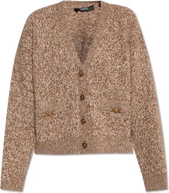 Versace Dames, Truien, Beige, Maat: XS Zijde