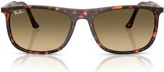Ray-Ban 58mm Rectangle Sunglasses in Red Havana at Nordstrom Rack