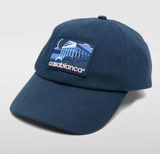 Casablanca Cappello Casablanca in cotone con patch logo