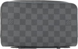 Louis Vuitton Pre-owned Long wallet (bi-fold) - Heren - Vintage Accessoires - Grijs - ONE Size - Vintage