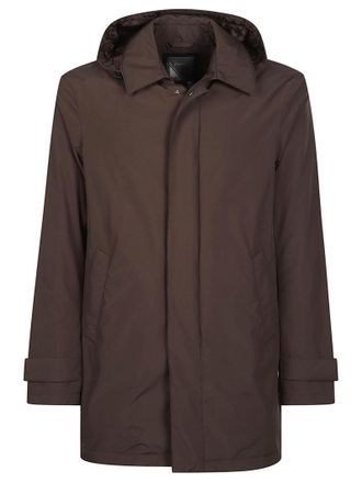 Herno Concealed-Closure Medium Down Jacket