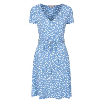 Mountain Warehouse Dames Santorini Jersey UV Bescherming Wikkeljurk (Blauw)