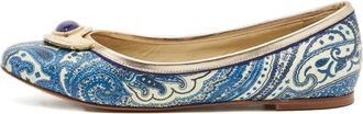 Etro Ballerine con stampa paisley - Blu