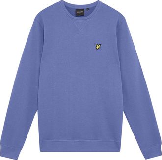 Lyle & Scott Hoodies & sweatvesten, Heren, Paars, XL, Middenlaag Crew Neck Sweatshirt