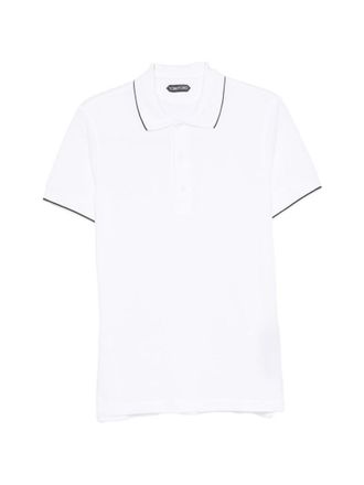 Tom Ford White Shirt Collar Polo