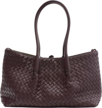 Bottega Veneta Medium Pinacoteca Intrecciato Leather Tote in 2203 Dark Barolo/Pick-M B at Nordstrom