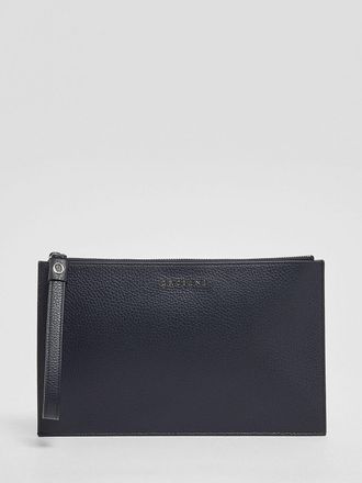 Orciani Pochette Micron in pelle pieno fiore