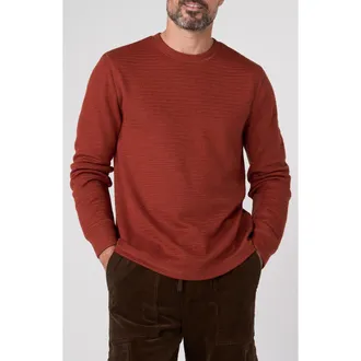 Liverpool L.A. Crewneck Sweater in Burnt Henna at Nordstrom, Size X-Large