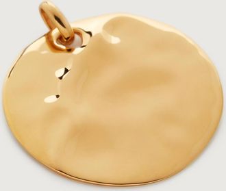 Monica Vinader Gold Siren Shore Pendant Charm