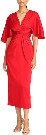 Theia Lucia Kimono Midi Dress