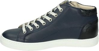 Aqa Aqa, Schoenen, Dames, Blauw, 42 EU, Leer, A8856 Mid Sneaker