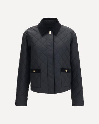 Ferragamo Padded Jacket with Gancini buckles Female 44