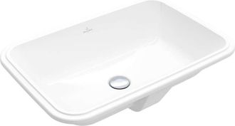 Villeroy & Boch Architectura - Lavabo Encastrado, 57x37 Cm, Con Rebosadero, Ceramicplus, Blanco Alpino 5a7760r1