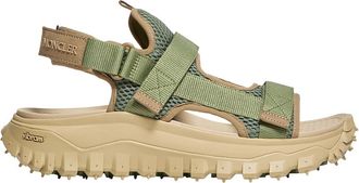 Moncler Moncler Trailgrip Vela Sandals, Men, Green, Size: 41
