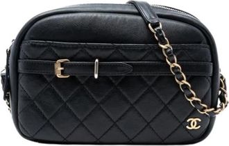 Chanel Pre-owned Buckle Camera Bag - Dames - Vintage Schoudertas - Zwart - ONE Size - Vintage