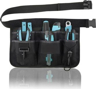 OEM Cintura Porta Attrezzi Da Giardinaggio Portatile, Cintura Porta Attrezzi Da Giardino, Marsupio Regolabile Per Attrezzi Da Giardino (nero)