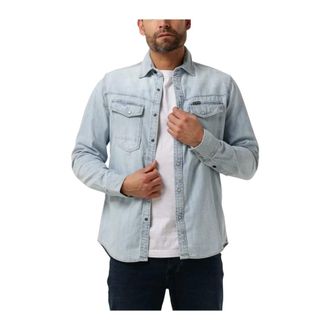G-Star Slim Denim Overhemd voor Mannen - Heren - Spijkeroverhemden - Blauw - 2XL - Denim - Overhemden