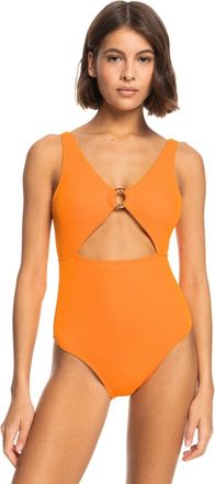 Roxy Badeanzug ROXY Color Jam, Damen, Gr. M, orange (tangelo), Obermaterial: 93% Nylon, 7% Elasthan;, Badeanz&uuml;ge Badeanzug
