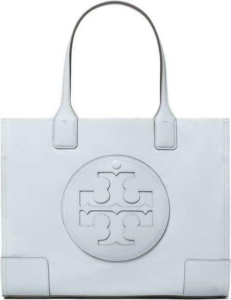 Small Ella Recycled Nylon Tote in Powder Blue at Nordstrom