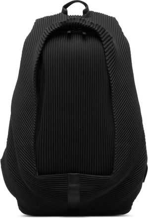 Homme Pliss&eacute; Issey Miyake Rugzak met geplooid effect - Zwart
