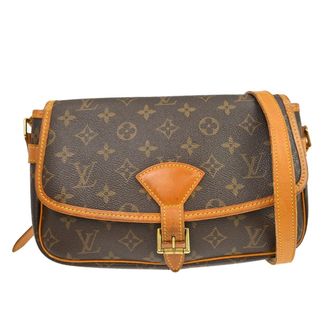 Louis Vuitton Sologne Monogram Canvas Brown Canvas Handbag (Pre-Owned)