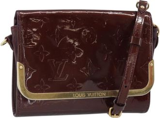 Louis Vuitton Rossmore Monogram Vernis Burgundy Patent_Leather Handbag (Pre-Owned)