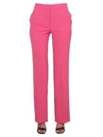 Moschino Fuchsia Straight Flat Front Pants