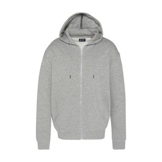 Schott NYC Schott Nyc, Hoodies & sweatvesten, Heren, Grijs, XL, Katoen, Sweatshirt uni zipp&eacute; &agrave; capuche