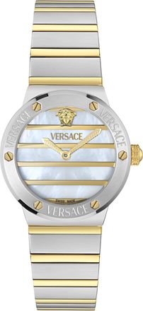 Versace Greca Logo Pearl WoMens Multicolour Watch VE0S00325 Stainless Steel - One Size