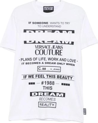 Versace Jeans Couture 003 Shirt - Heren - T-shirts - Wit - XL - Katoen - Tops