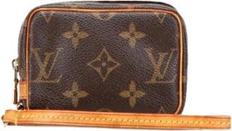 Louis Vuitton Pre-owned Mini Bags, female, Brown, Size: ONE SIZE Pre-owned Fabric Wallet