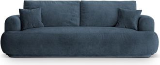 CXL by Christian Lacroix Sofá cama con box 3 plazas tejido estructural azul oscuro