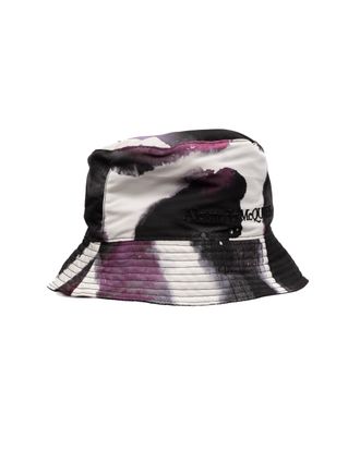 Alexander McQueen K3_2047 Tie-dye Print Bucket Hat - Multicolor