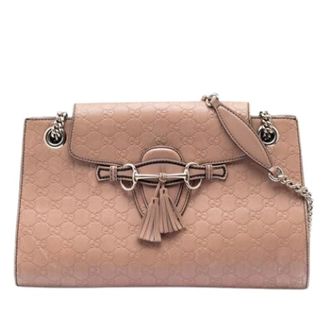 Gucci Pre-owned Shoulder Bags, female, Brown, Size: ONE SIZE Pre-owned Emily Shoulder Bag
