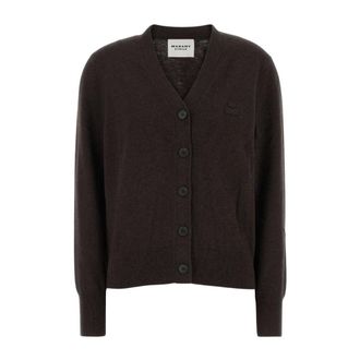 Isabel Marant Karina Cardigan - female - Marant &eacute;toile - Cardigans - Brown - XS - Knitwear