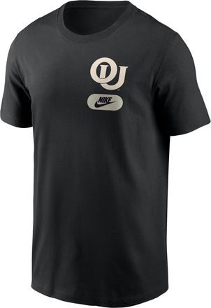 Nike Oklahoma 2-Hit Nike Mens College T-Shirt in Black | N19900AOKV-PTJ