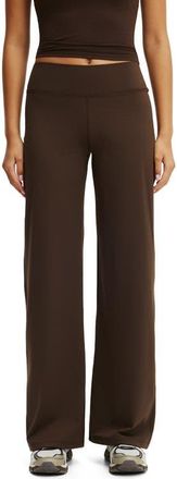 Cotton On Womens Active Studio Wide Leg Pant in French Roast at Nordstrom, Size Xx-Small