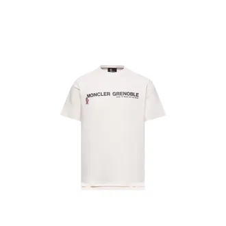 Moncler Moncler Logo Cotton Blend T-shirt, Men, White, Size: Xl