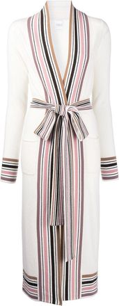 Madeleine Thompson Cassiopeia long knitted cardigan - women - Cashmere - S - White