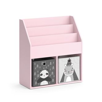 Vicco Estanter&iacute;a Infantil Luigi, Rosa, 72 X 79 Cm Con 2 Cajas Plegables (panda, Tigre), Vicco