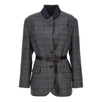 Brunello Cucinelli Prince of Wales Blazer