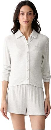 Karl Lagerfeld Truien & Vesten, Dames, Grijs, XL, Open-front Cardigan